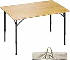 Amazon.co.jp: M.O.L 折りたたみ バンブーテーブル100 MOL-G302